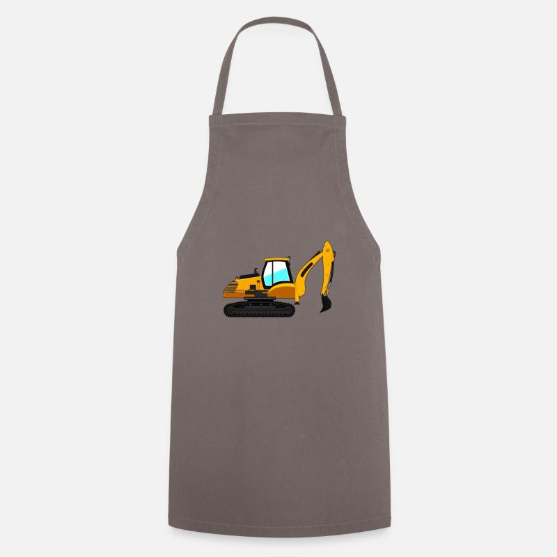 Idée cadeau cadeau pelle - Tablier de cuisine - gris