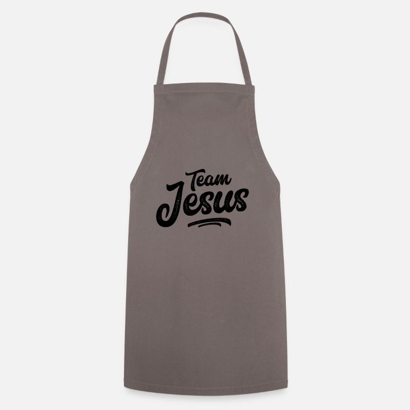 Team Jesus Christus Glaube - Kochschürze - Grau