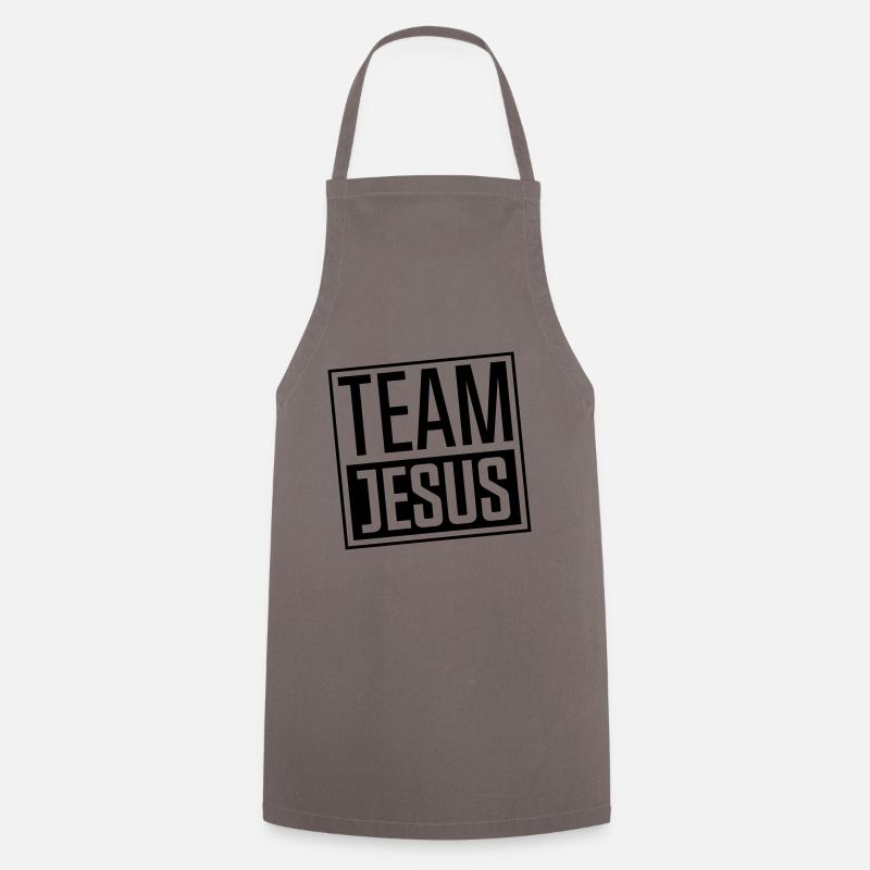 équipe jésus christ - Tablier de cuisine - gris