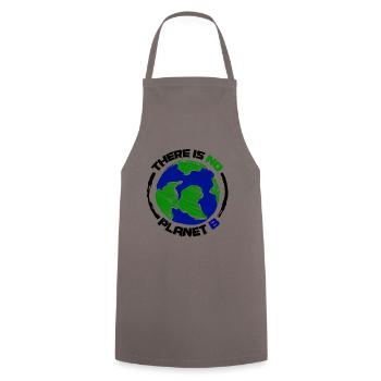 Earth Green Blue Environment IL N'Y A PAS DE PLANÈTE B disant - Tablier de cuisine - gris - Devant - AI Model Male 185 dark (185cm)
