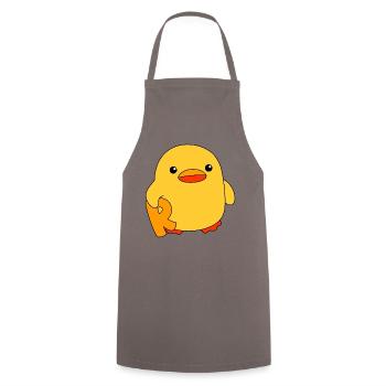 Rente Ente R Ente Rentner Rentnerin Rente Geschenk - Kochschürze - Grau - Vorne - AI Model Male 185 dark (185cm)