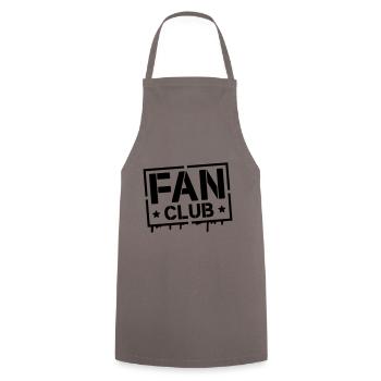 fan club stamp - Tablier de cuisine - gris - Devant - AI Model Male 185 dark (185cm)
