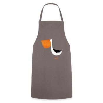 Pelican - Cooking Apron - grey - Front - AI Model Male 185 dark (185cm)