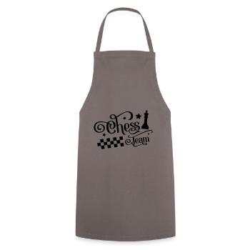 chess team - Tablier de cuisine - gris - Devant - AI Model Male 185 dark (185cm)