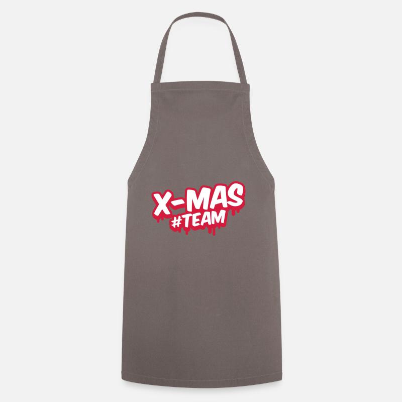 xmas team christmas - Cooking Apron - grey