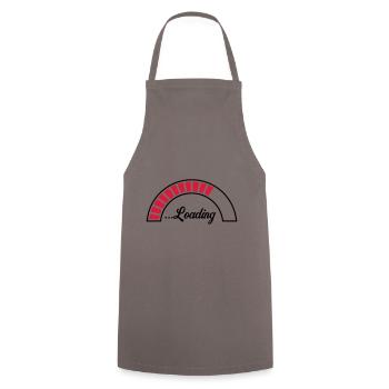 loading bar icon - Cooking Apron - grey - Front - AI Model Male 185 dark (185cm)