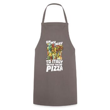 Italy Italian Flag Italia Gift - Cooking Apron - grey - Front - AI Model Male 185 dark (185cm)