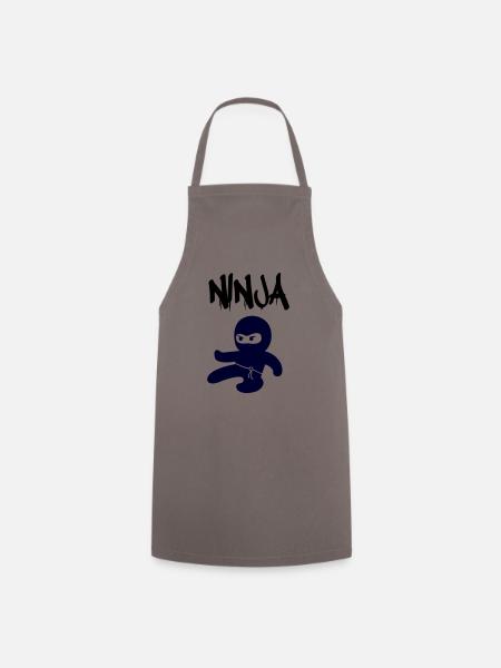 Ninja - Kochschürze - Grau