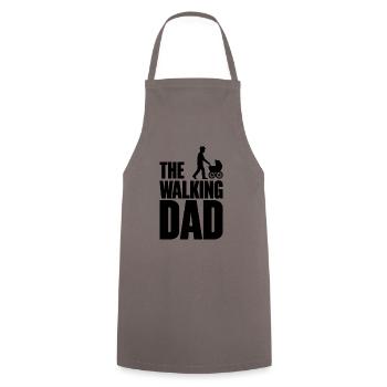 The Walking Dad Cadeaux pour Hommes - Tablier de cuisine - gris - Devant - AI Model Male 185 dark (185cm)