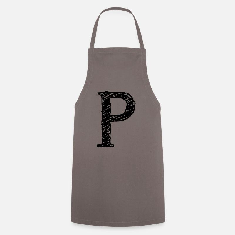 P - Cooking Apron - grey