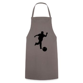 Bowling - Tablier de cuisine - gris - Devant - AI Model Male 185 dark (185cm)