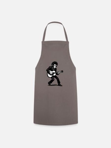 Auteur-compositeur-interprète | Le Singe Danseur - Tablier de cuisine - gris