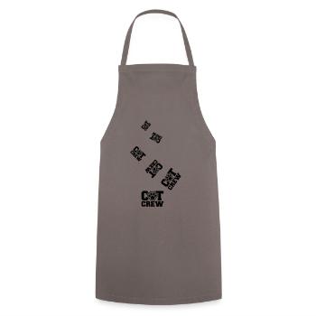 Équipage Cat - Tablier de cuisine - gris - Devant - AI Model Male 185 dark (185cm)