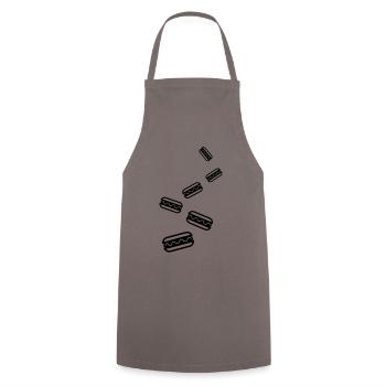 Burrito Icon - Cooking Apron - grey - Front - AI Model Male 185 dark (185cm)