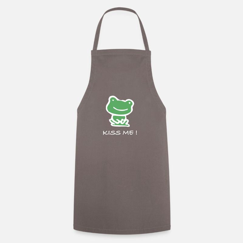 Frosch - Kochschürze - Grau