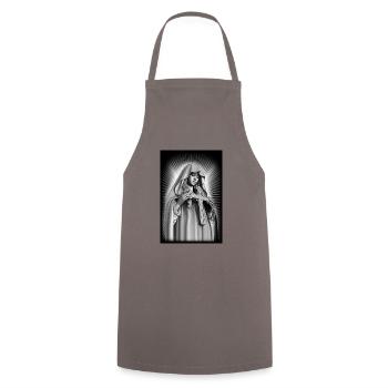 Pray - Kochschürze - Grau - Vorne - AI Model Male 185 dark (185cm)
