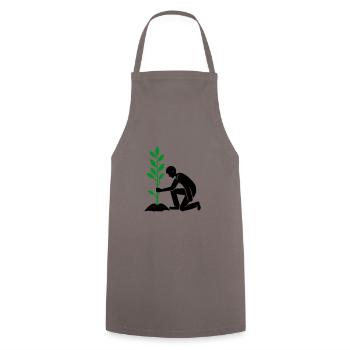 Environnement de plantation - Tablier de cuisine - gris - Devant - AI Model Male 185 dark (185cm)