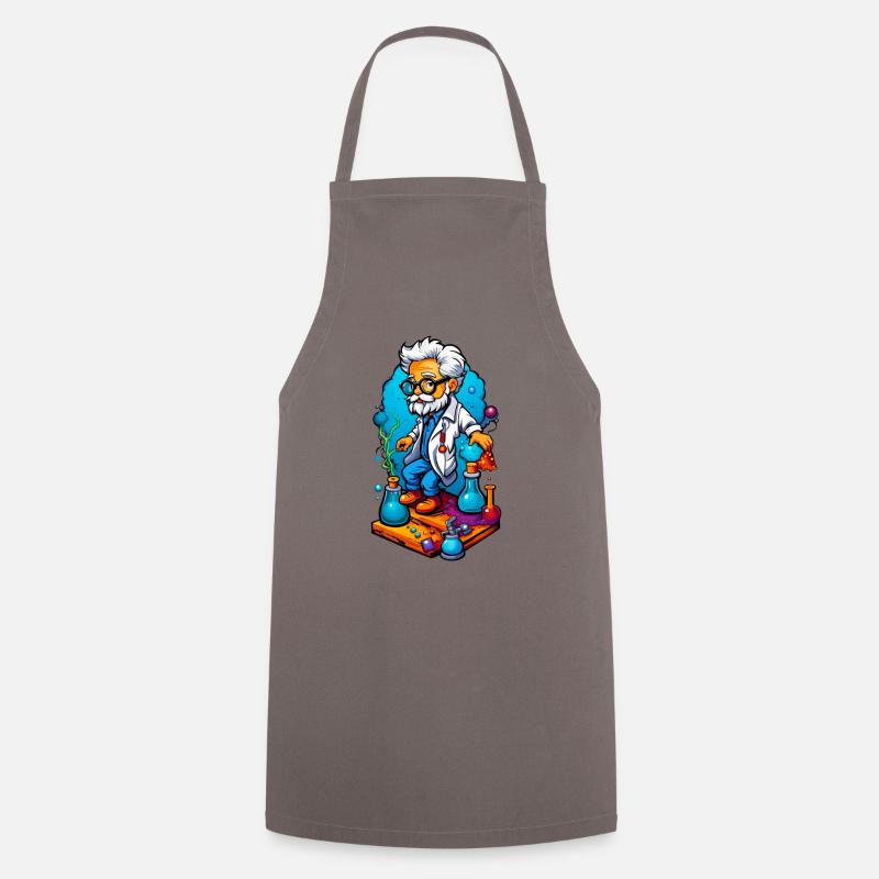 Scientifique dans le laboratoire 02 - Tablier de cuisine - gris