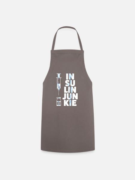 Insulin Junkie - Kochschürze - Grau