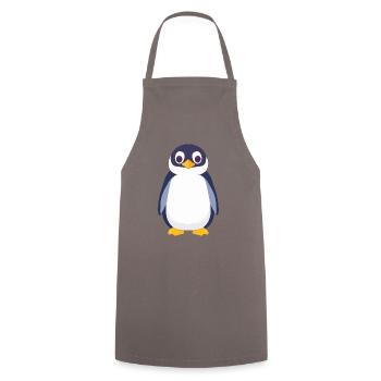 Pingouin - Tablier de cuisine - gris - Devant - AI Model Male 185 dark (185cm)