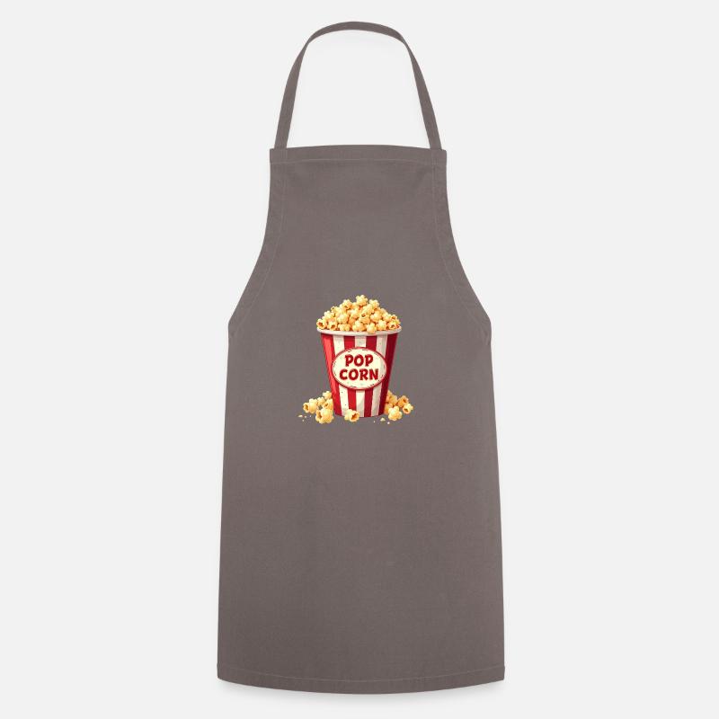 Carnaval costumé de pop-corn - Tablier de cuisine - gris