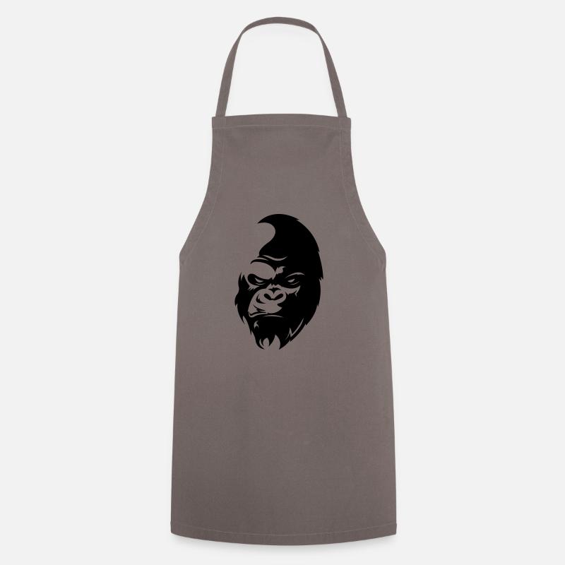 gorilla - Kochschürze - Grau