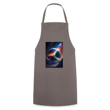 univers 3 - Tablier de cuisine - gris - Devant - AI Model Male 185 dark (185cm)