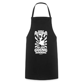 Running Jogging Sports Racing Training Gift - Cooking Apron - black - Front - AI Model Male 185 dark (185cm)