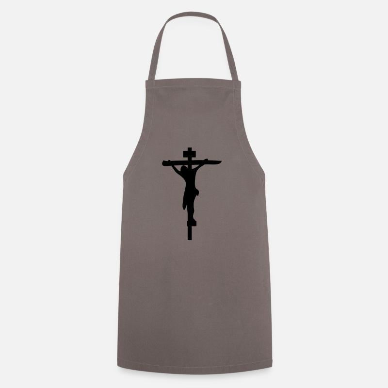 jesus - Tablier de cuisine - gris