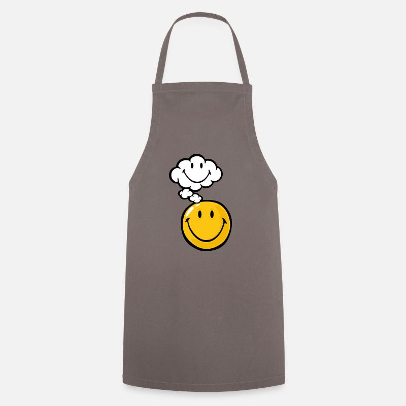 Smiley Thought - Tablier de cuisine - gris