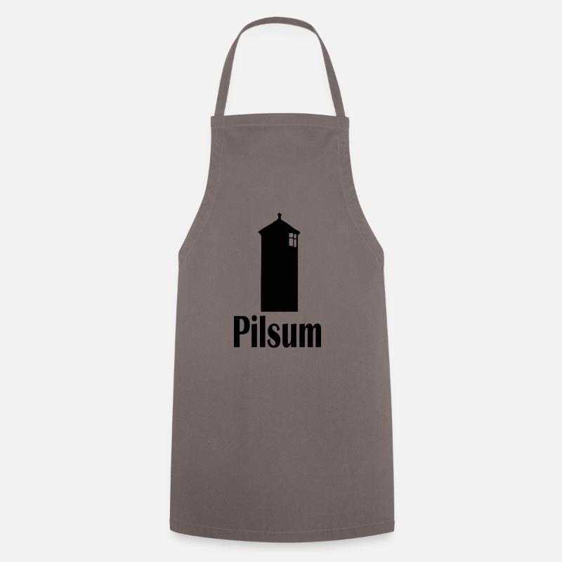 Phare de Pilsum - Tablier de cuisine - gris