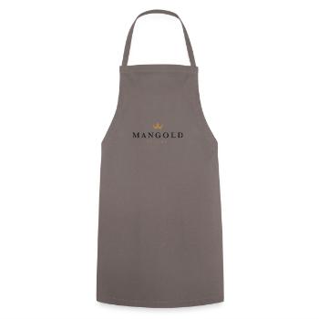 Mangold Original Familienlogo - Kochschürze - Grau - Vorne - AI Model Male 185 dark (185cm)