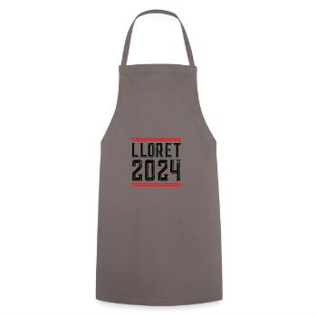 Lloret de Mar 2024 - Tablier de cuisine - gris - Devant - AI Model Male 185 dark (185cm)