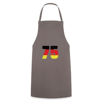75 Numéro Jersey Allemagne - Tablier de cuisine - gris - Devant - AI Model Male 185 dark (185cm)