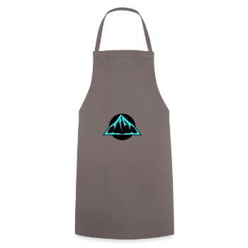 Mountains icon - Cooking Apron - grey - Front - AI Model Male 185 dark (185cm)