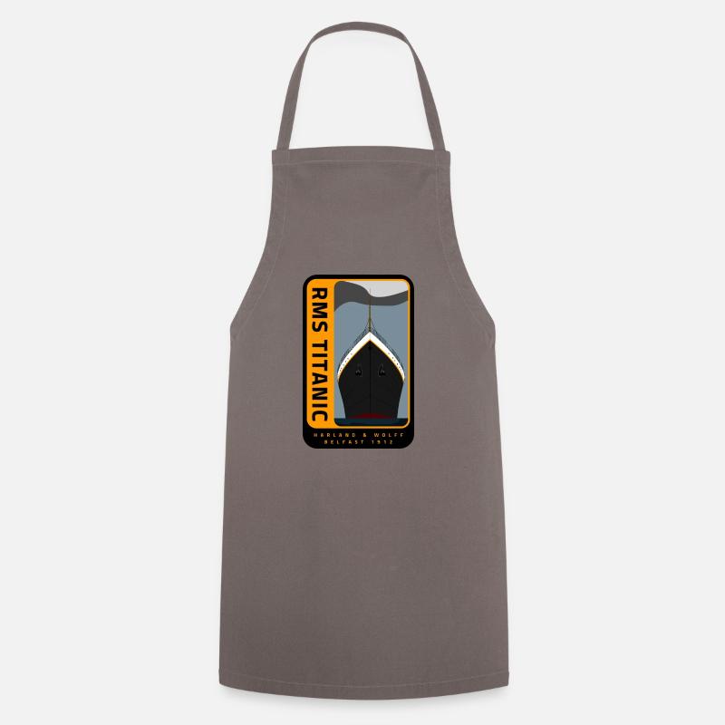Titanic - Cooking Apron - grey