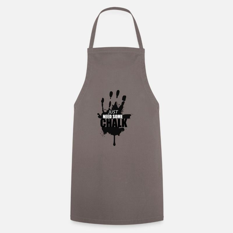 Bouldering climbing climbing - Cooking Apron - grey