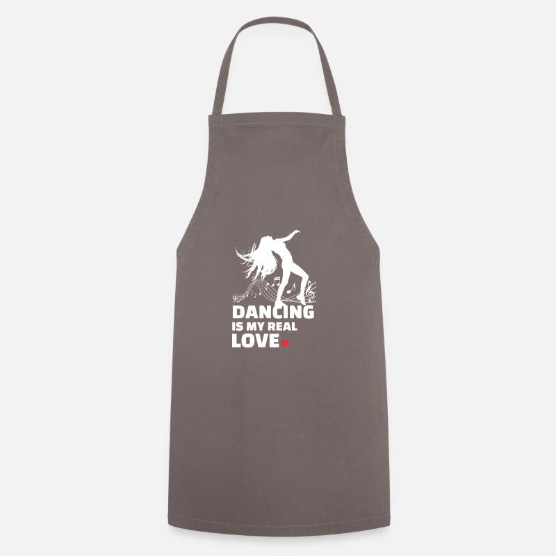 I love to dance - Cooking Apron - grey