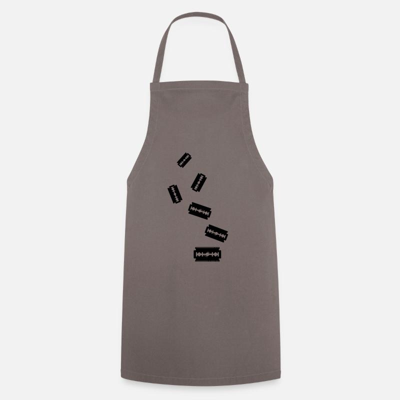 Razor Blade Icon Icon - Cooking Apron - grey
