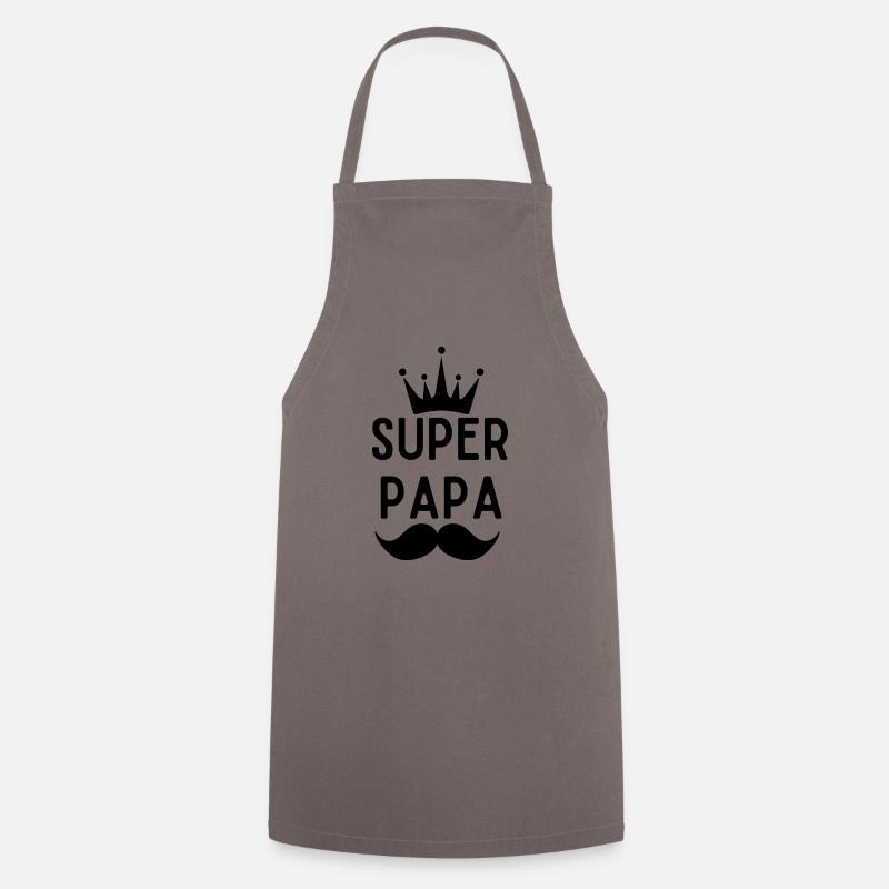 SUPER DADDY Cook - Cooking Apron - grey