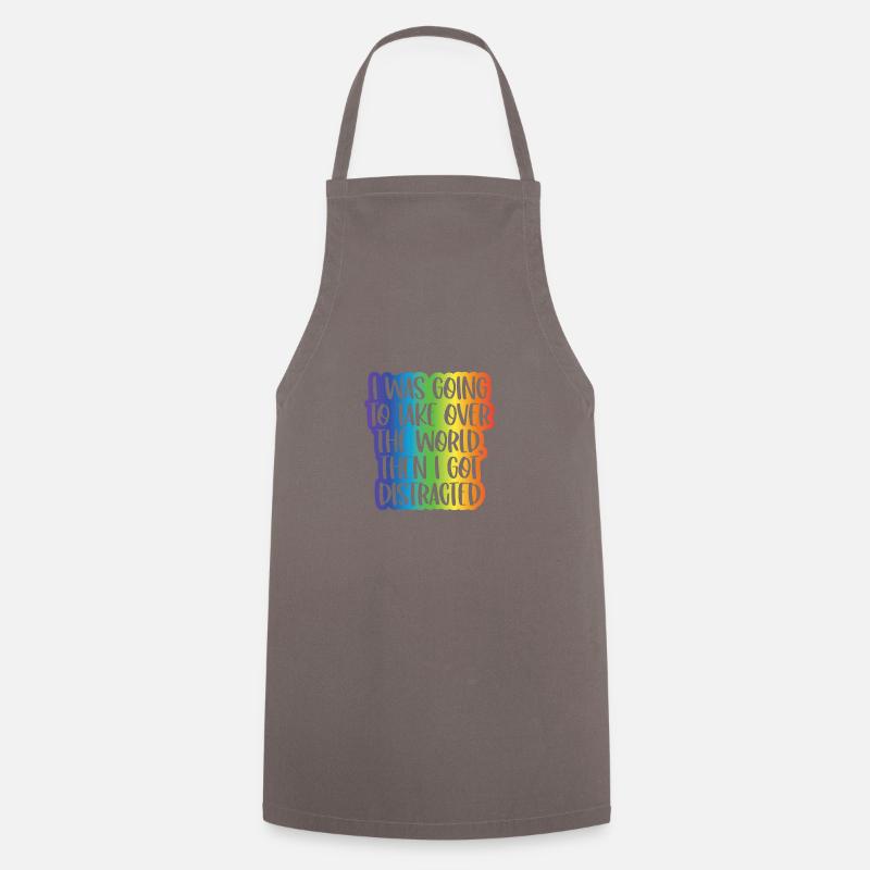 ADHD - Cooking Apron - grey