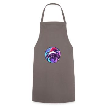 Tarantula Weihnachten Christmas - Cooking Apron - grey - Front - AI Model Male 185 dark (185cm)