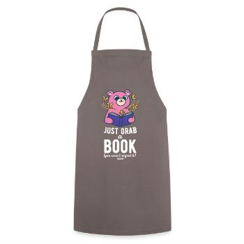 Wildlife Grizzly Brown Bear Livres pour enfants - Tablier de cuisine - gris - Devant - AI Model Male 185 dark (185cm)