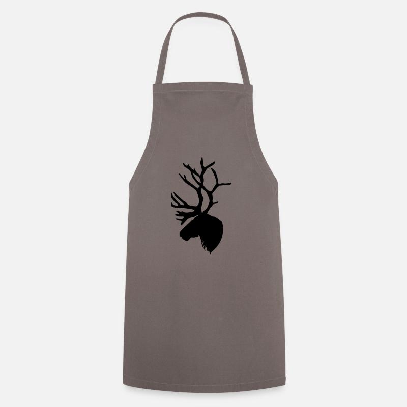 Reindeer - Cooking Apron - grey