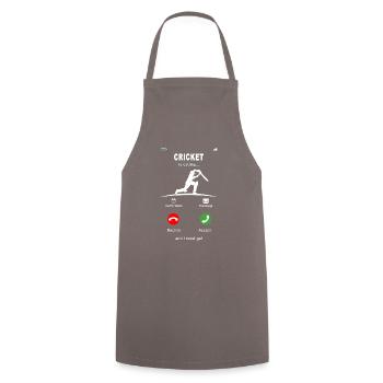 Le cricket appelle - Tablier de cuisine - gris - Devant - AI Model Male 185 dark (185cm)