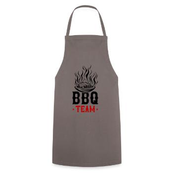 Grill Bbq Team - Kochschürze - Grau - Vorne - AI Model Male 185 dark (185cm)