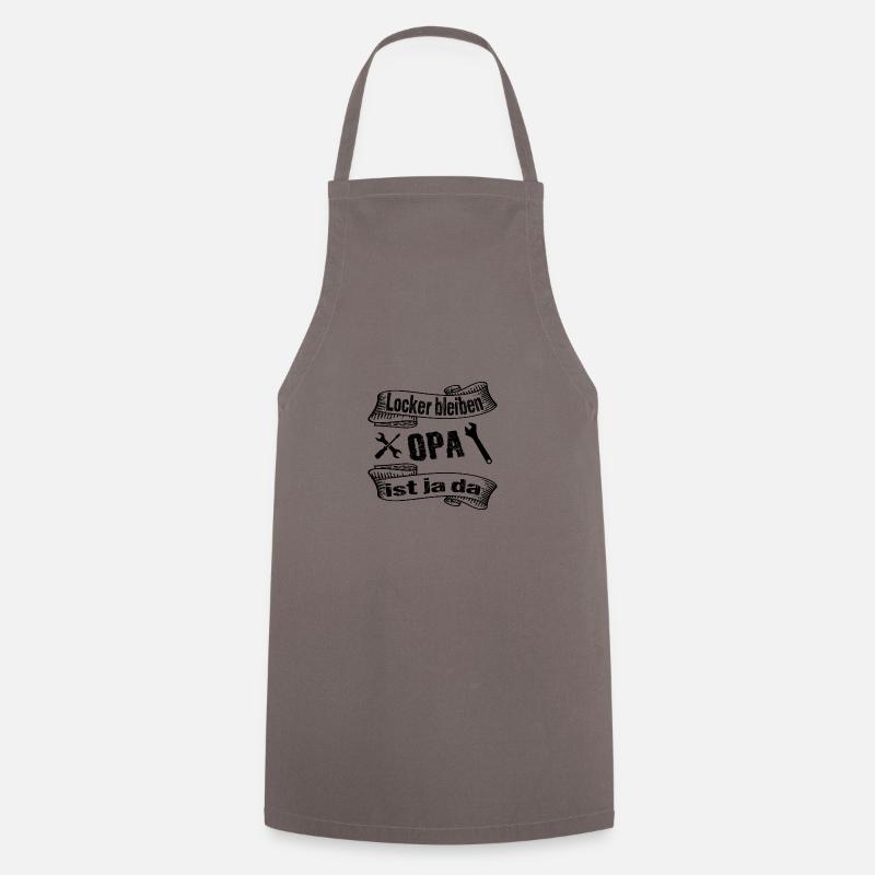 Opa - Kochschürze - Grau