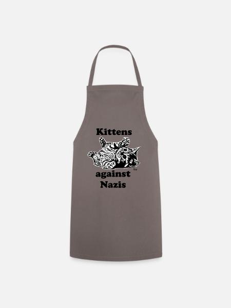 kittensagainstnazis - Cooking Apron - grey
