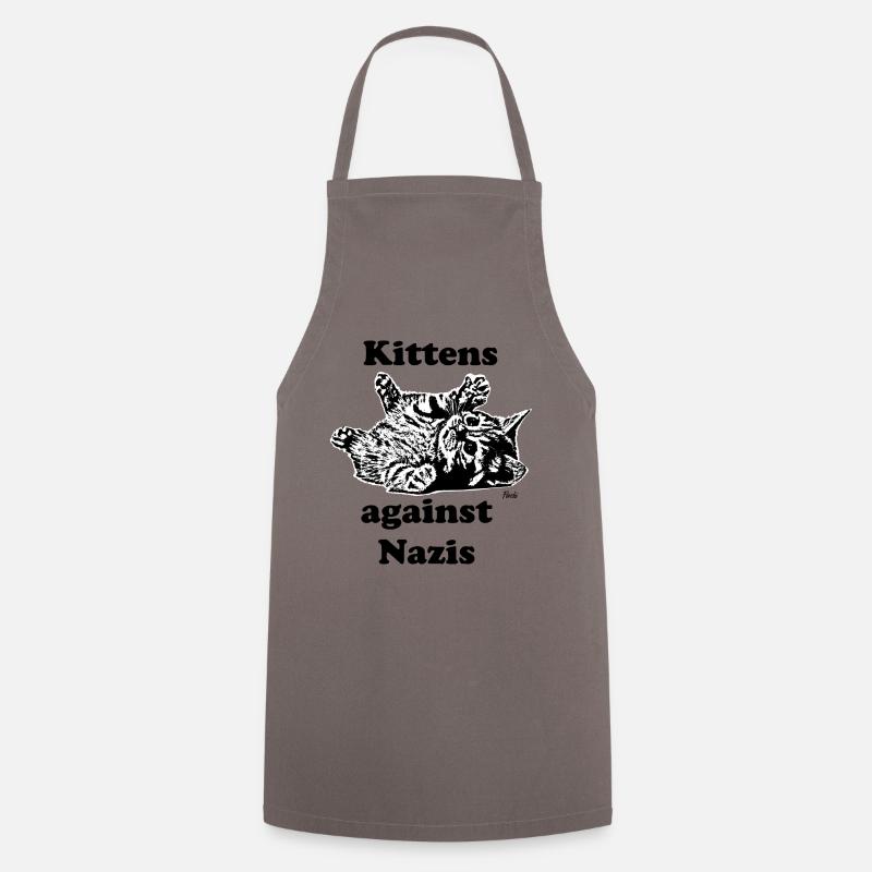 kittensagainstnazis - Tablier de cuisine - gris