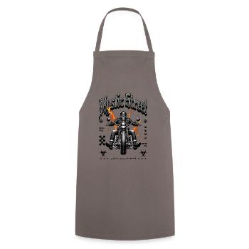 Motard de Mystic Street - Tablier de cuisine - gris - Devant - AI Model Male 185 dark (185cm)